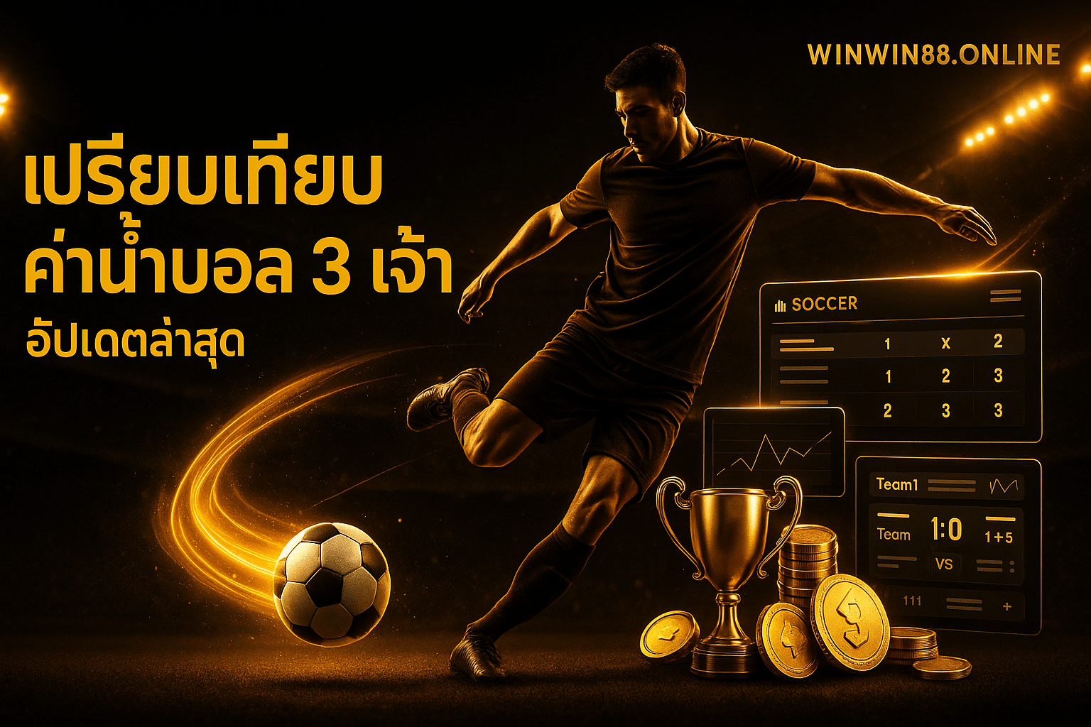 เปรียบเทียบค่าน้ำบอล