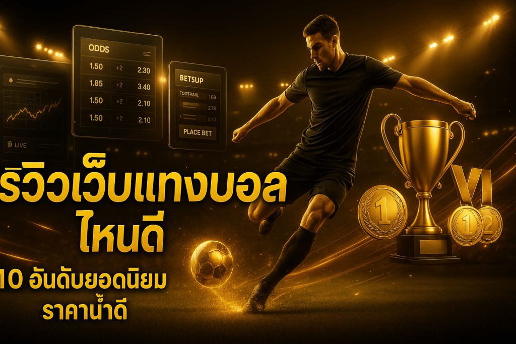 รีวิวเว็บแทงบอลไหนดี